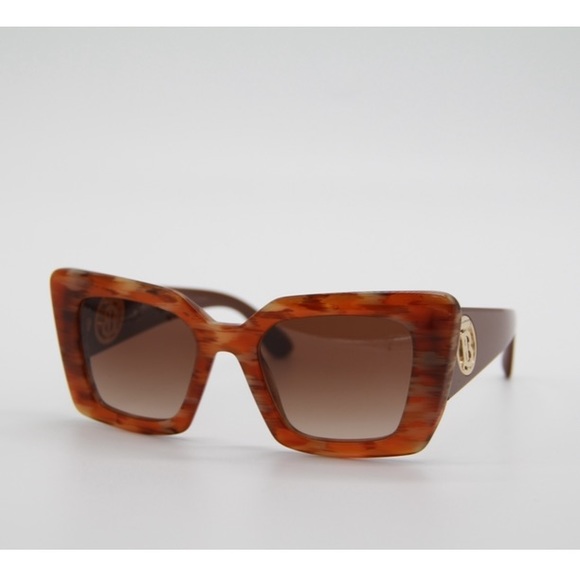 NEW BE4344 3940/13 BURBERRY SUNGLASSES B 4344 BROWN CAT EYE EYEWEAR BURBERRY - Picture 4 of 11